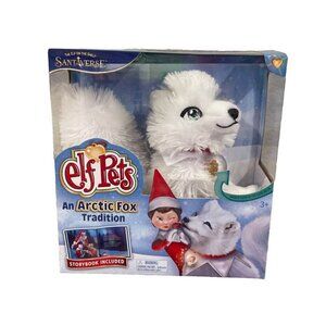 Elf On The Shelf Elf Pets Arctic Fox Tradition Plush Toy & Book New